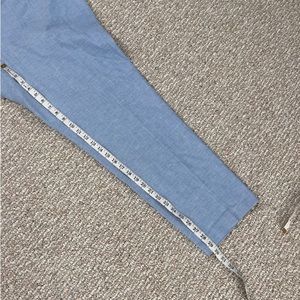 Talbots Blue High Waist Straight Pant Size 18W inseam 29.5. Worn one time